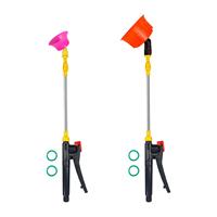 High-pressure sprayer, retractable pole with windproof nozzle