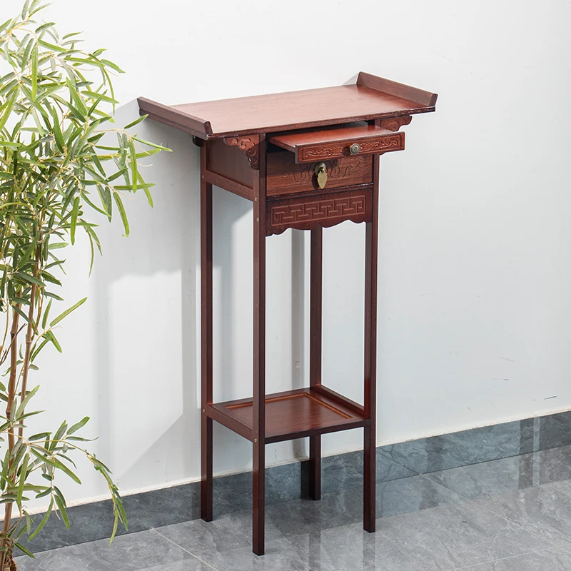 

Buddhist shrine New Chinese vertical cabinet God of Wealth cabinet Shinto table Buddhist shrine household incense case Guanyin B