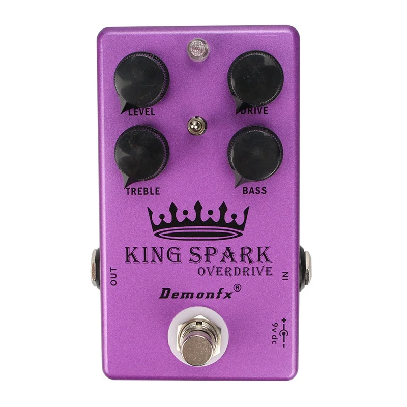 Demonfx King Spark-Pédale d'overdrive JEEffprotected, haute qualité, avec True Bypass