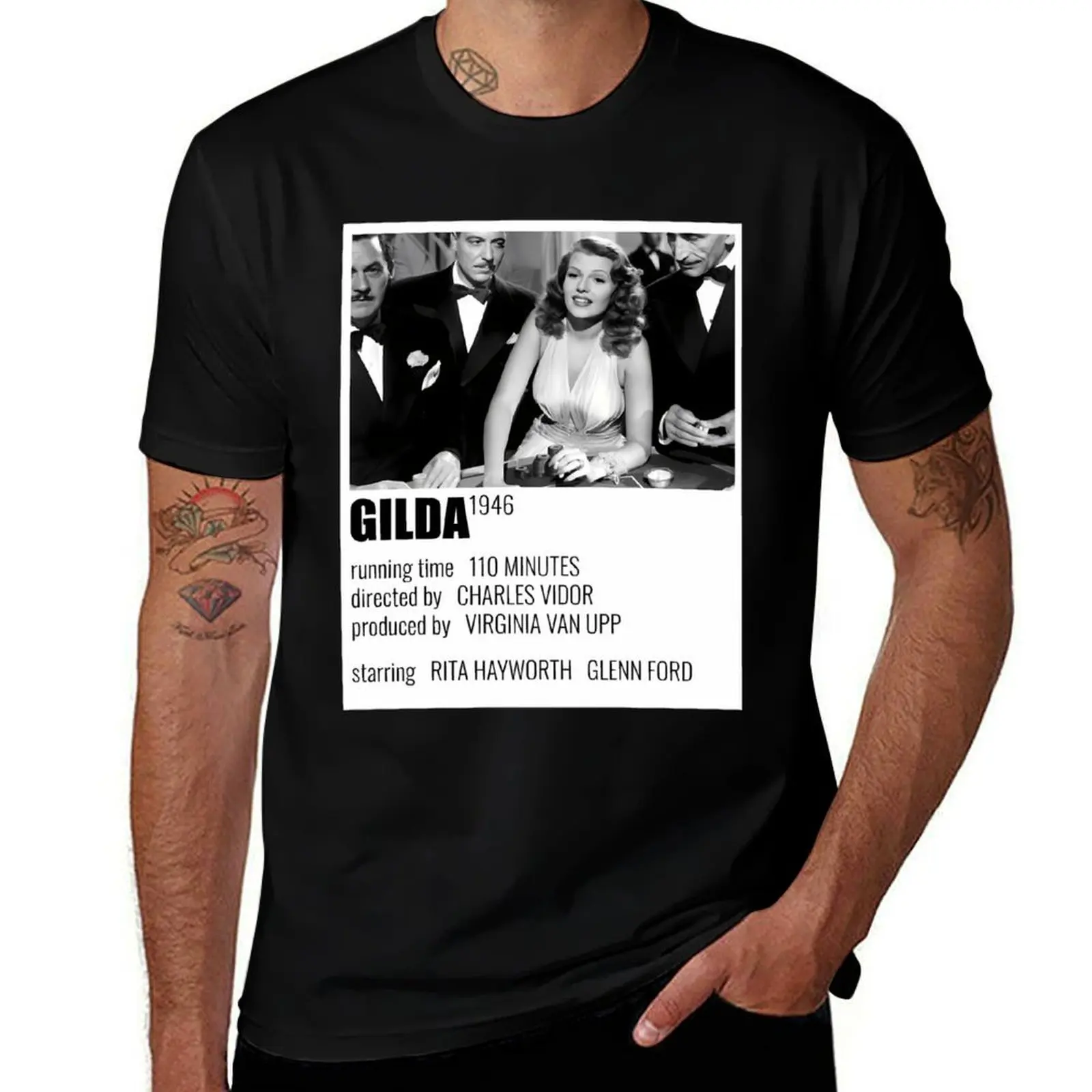 

Gift For Men Gilda Alternative Poster T-Shirt plain blue archive customizeds black t shirts for men