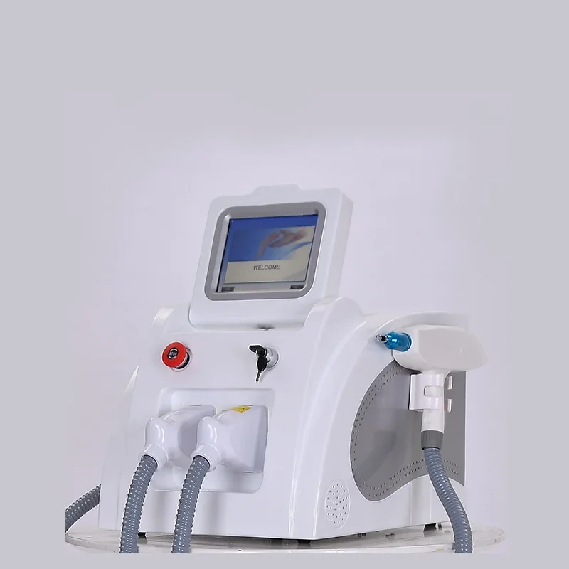 Latest 2in1 Picosecond Tattoo Pigment Removal OPT Laser Pico 2in1 Hair Removal and Tattoo Removal Machine Nd Yag Laser Q Switch