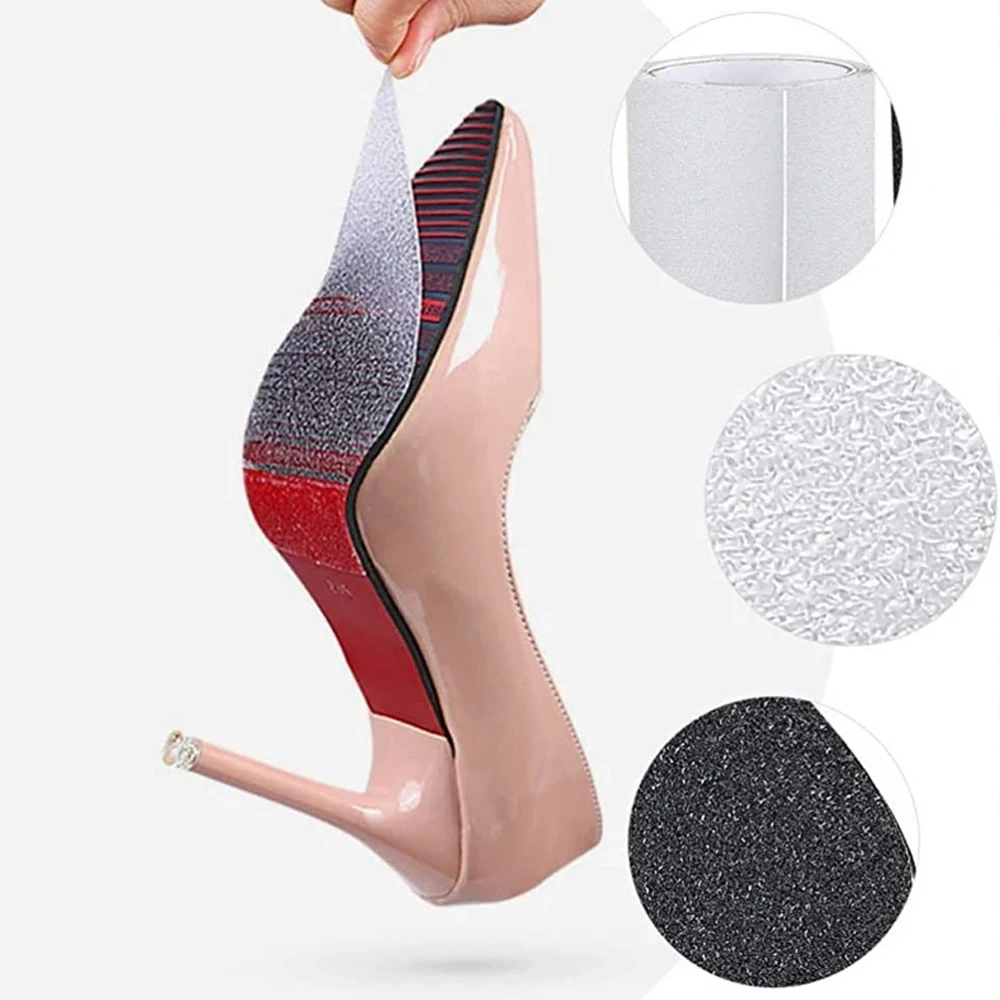 Anti-Slip Sole Stickers for Women's High Heels Wear-Resistant Shoes Outsole Protectors Noise Reduction Self-Adhesive Shoe Pads