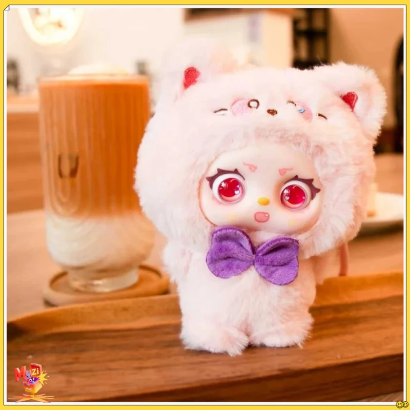 Boneka Hewan Seri The Cat From The Planet Meow Blind Box, Mainan Trendi, Liontin Dekorasi, Hadiah Kejutan Ulang Tahun untuk Anak Perempuan