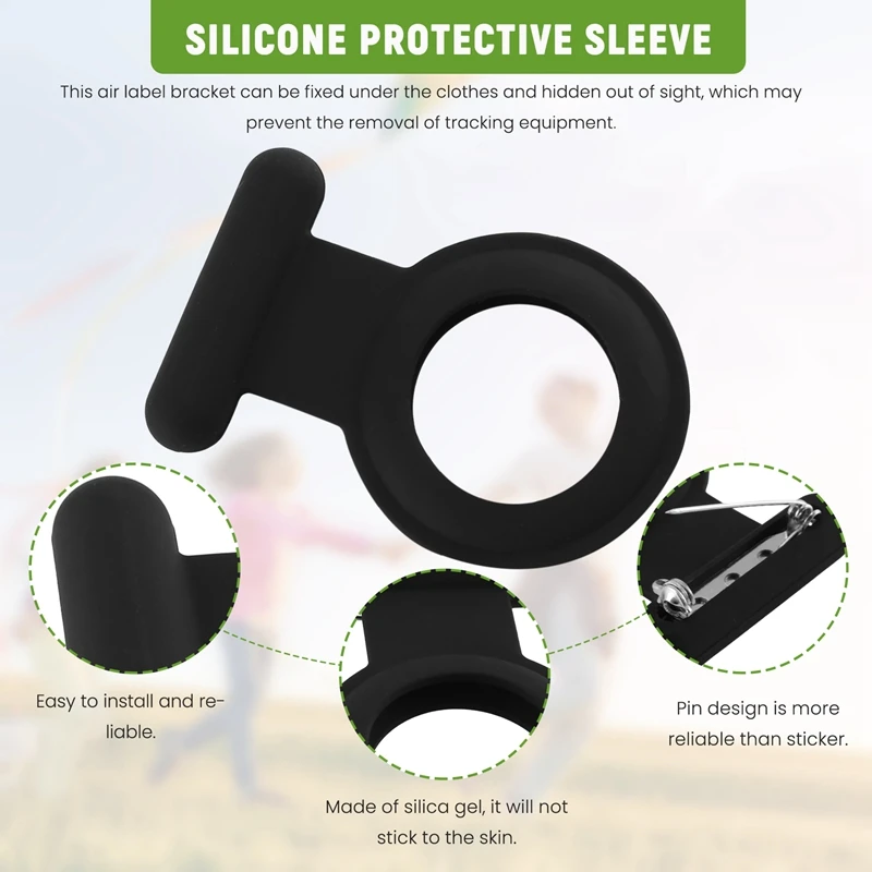 Etui na uchwyt na lokalizator GPS Airtag Airtag dla dzieci, malucha, osób starszych, zwierząt domowych, odzieży