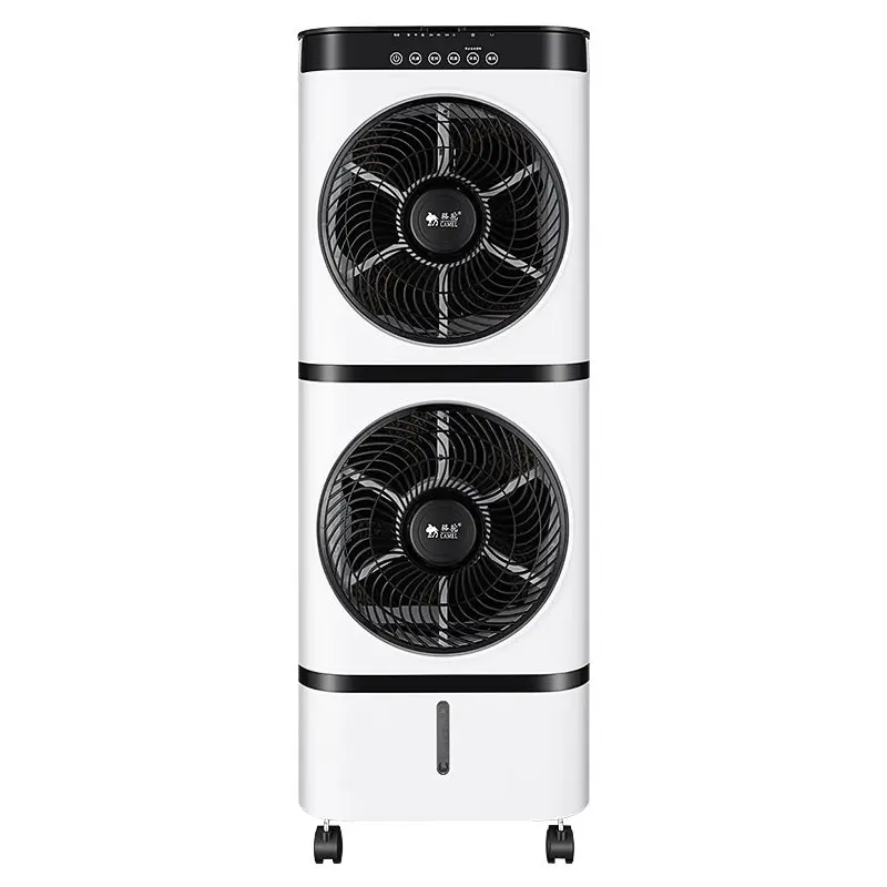 Portable Air Cooler Double Layer Water Cooling Fan Household Evaporative Air Conditioner Fan Silent Mobile Cold Air Fan With Wat view 4