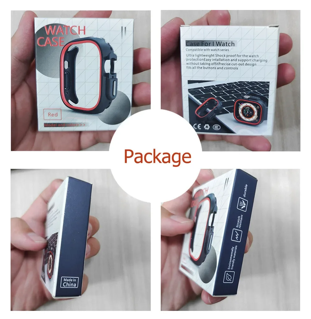 For Apple Watch Ultra 2 49mm 44mm 45mm TPU Protective Case Silicone Bumper Cases Cover Shell For iWatch Series 9 8 7 6 se 5 4