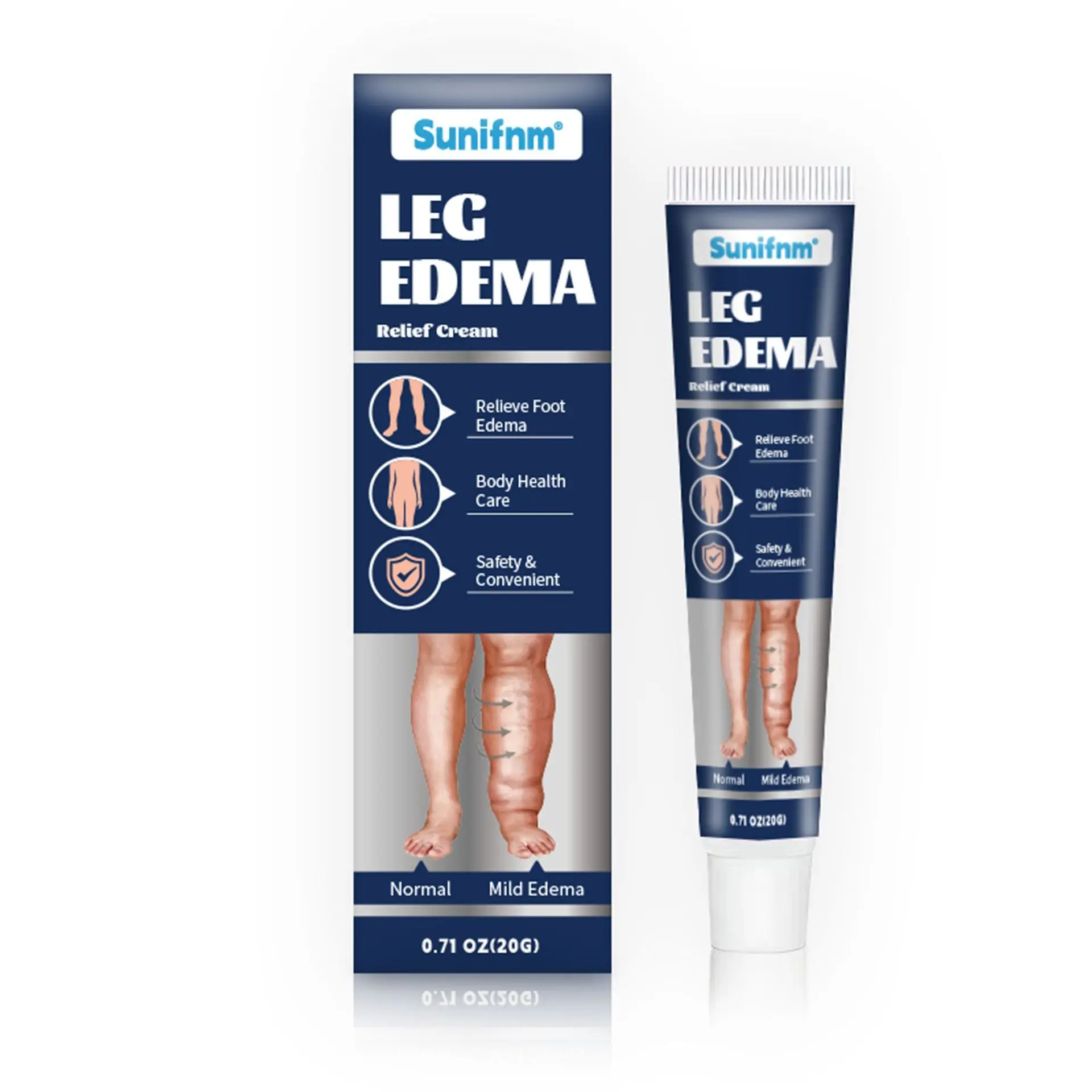 

Natural Swelling Relief Cream for Legs Feet Soothing Massage Balm Reduce Edema Discomfort Home Daily Care