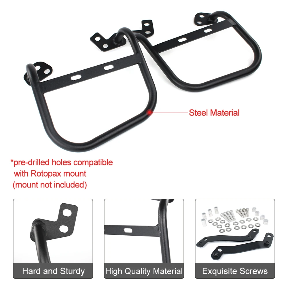 Motorcycle Panniers Rack Fit For Yamaha SEROW 250 XT250 2008-2023 XT250X XT250 X 2006-2024 Saddlebag Support Bar Mount Bracket