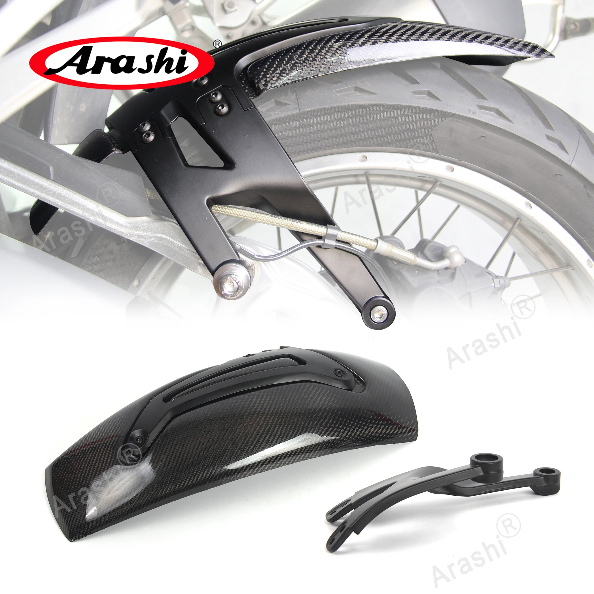 Arashi Carbon Hinterrad Kotflügel Kotflügel Für BMW R1250GS 2019 2020 2021 2022 Hugger Spritzschutz R 1250 GS GS1250 Abenteuer