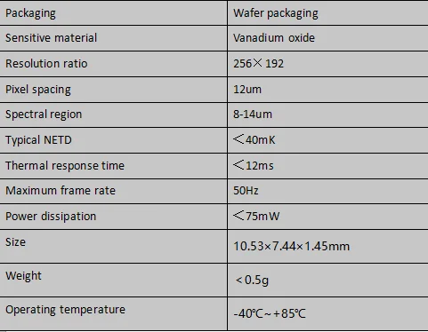 Cheap Night Vision Passive Infrared Thermal Imaging Temperature Measurement Device Chip