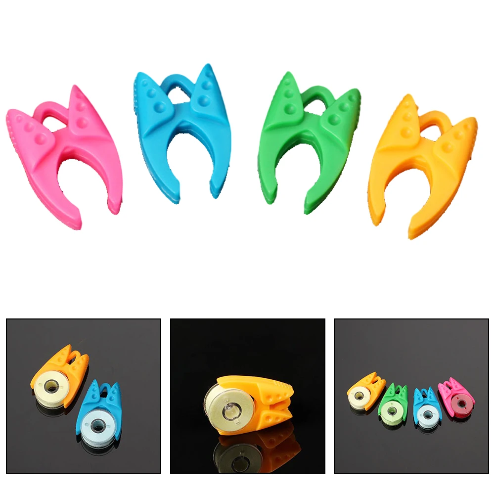 Reusable Bobbin Clamps Cute and Colorful Bobbin Holder Clips for Sewing Enthusiasts Convenient Sewing Machine Tools