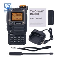 Quansheng UV-K6 5W 5KM Walkie Talkie English Version Handheld Transceiver  VHF UHF Radio AM FM