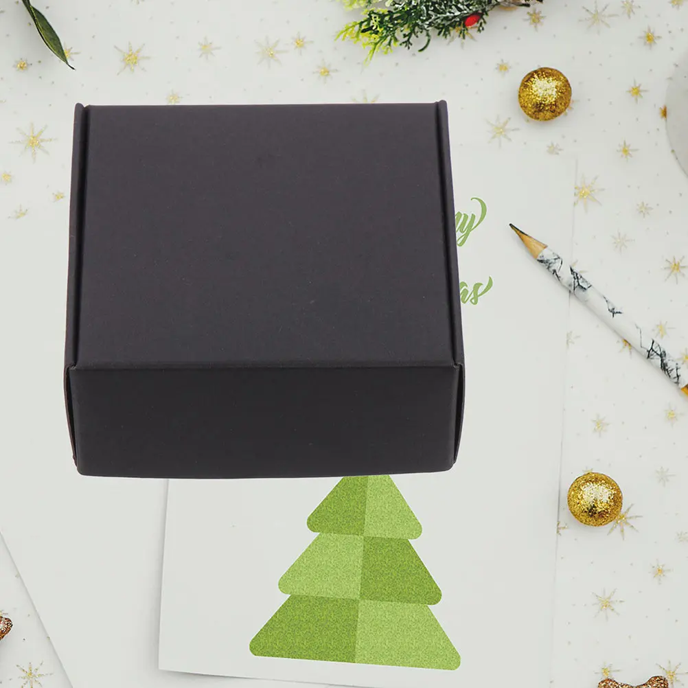 25Pcs Kraft Paper Shipping Boxes Easy Assembly No Tape Needed Strong Compression Resistant Shockproof Anti-Drop Mailing Box
