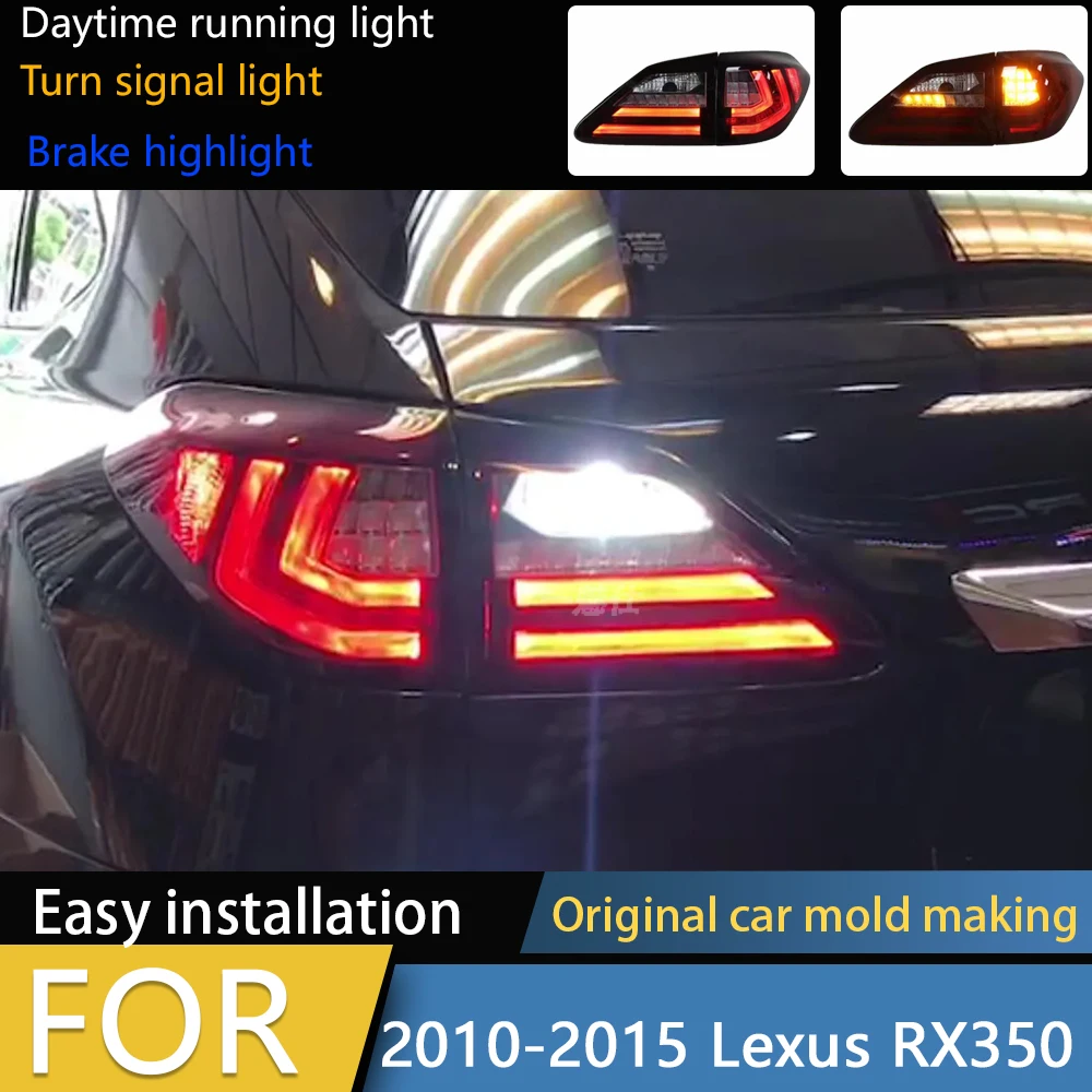 

Задний фонарь для Lexus RX350 Светодиодные задние фонари 2009-2015 RX270 RX300 Противотуманные фары Дневные ходовые огни DRL Тюнинг автомобилей Аксессуары