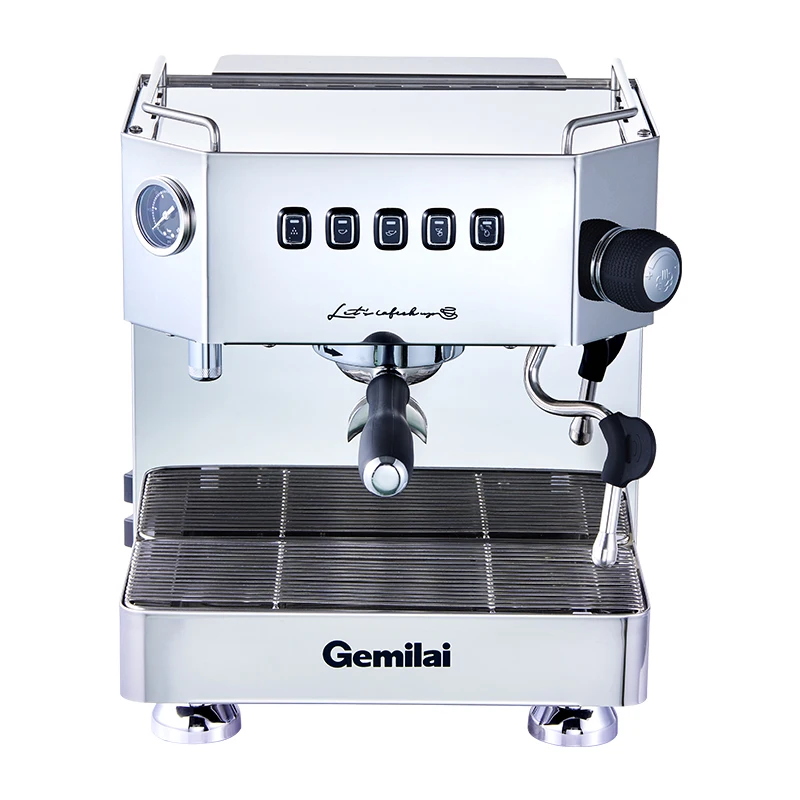 New Gemilai CRM3018 Stainless Steel Coffee Maker Manufacturers 3 In 1 Business Professional Semi Expresso Coffee Machine