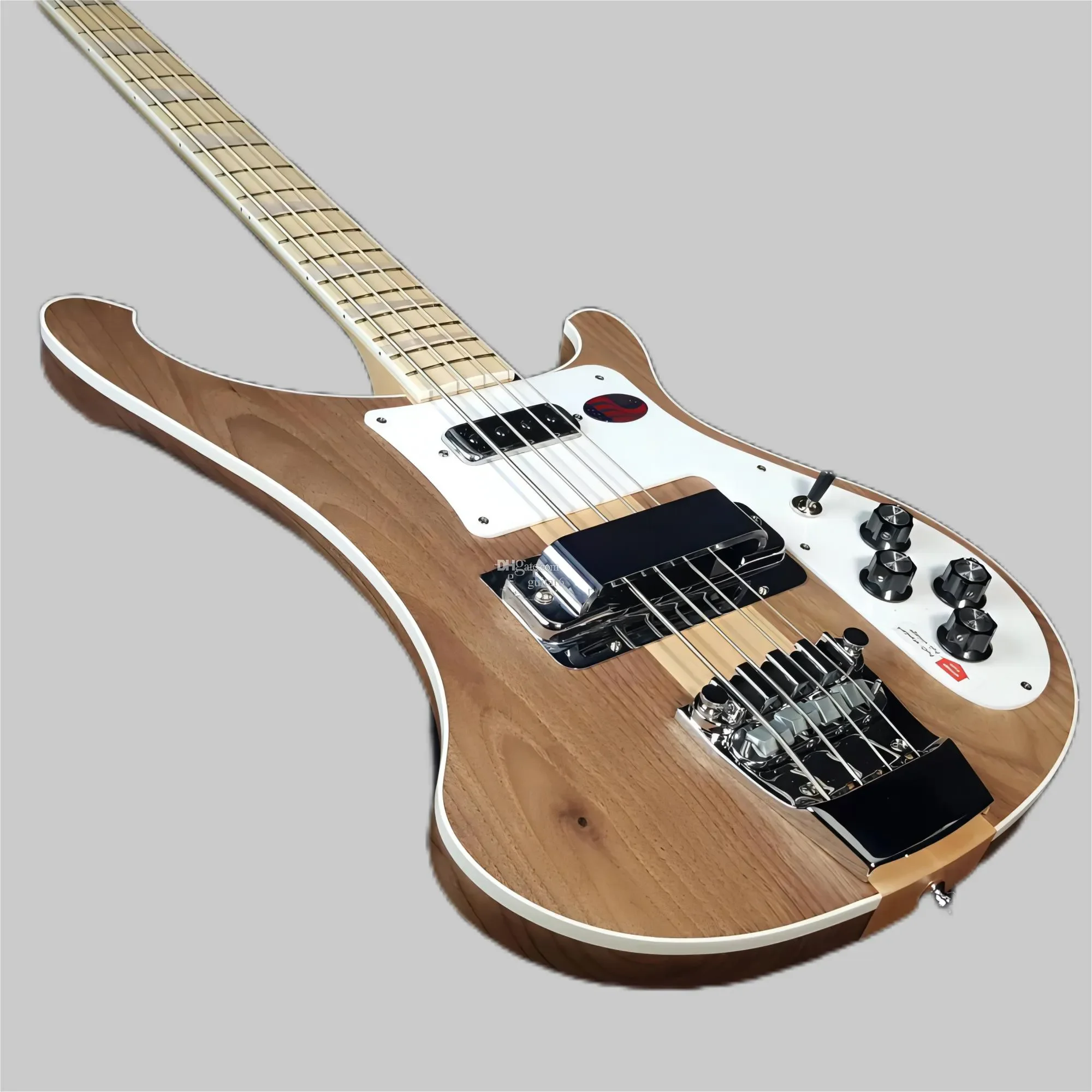 4001 RARE TRANSLUCENT WALNUT Vintage 4000 4003 4 String Electric Bass Guitar Thru One PC Neck & Body