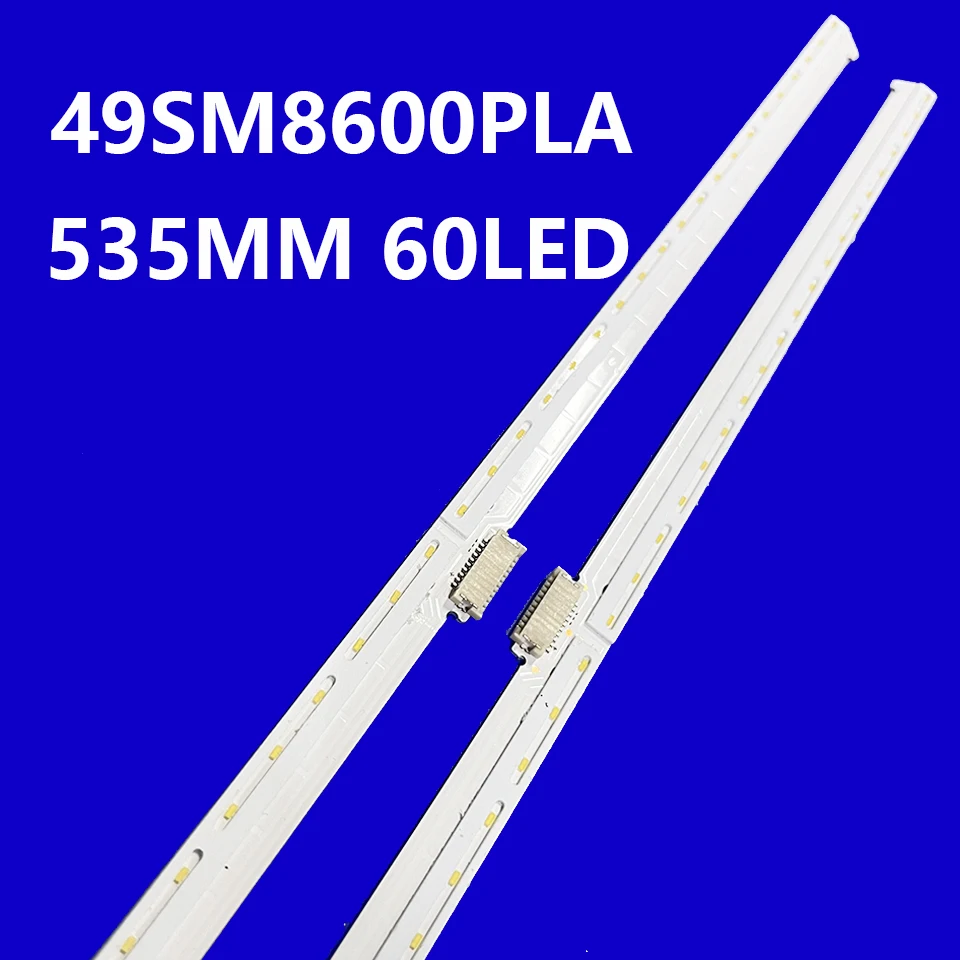 

LED Strip For 49SM8600PLA 49SM8500PLA 49NANO816NA 49NANO866NA HC490EQH-SLXA3-2141 EAJ65653301 TV HC490EQH-SLXA-211 49SM86