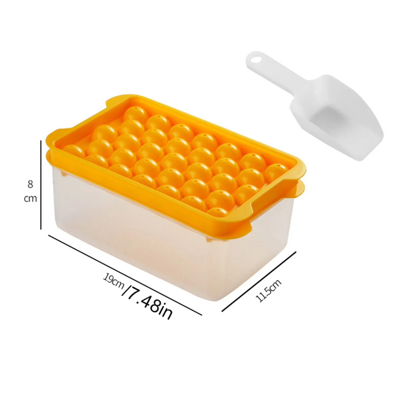 Mold Tray Maker Mini Ice Ball Mold Round Ice Cube Tray Easy Release Stackable Ice Maker Drink Coffee Cocktail Jelly Baking 2026 - view 6