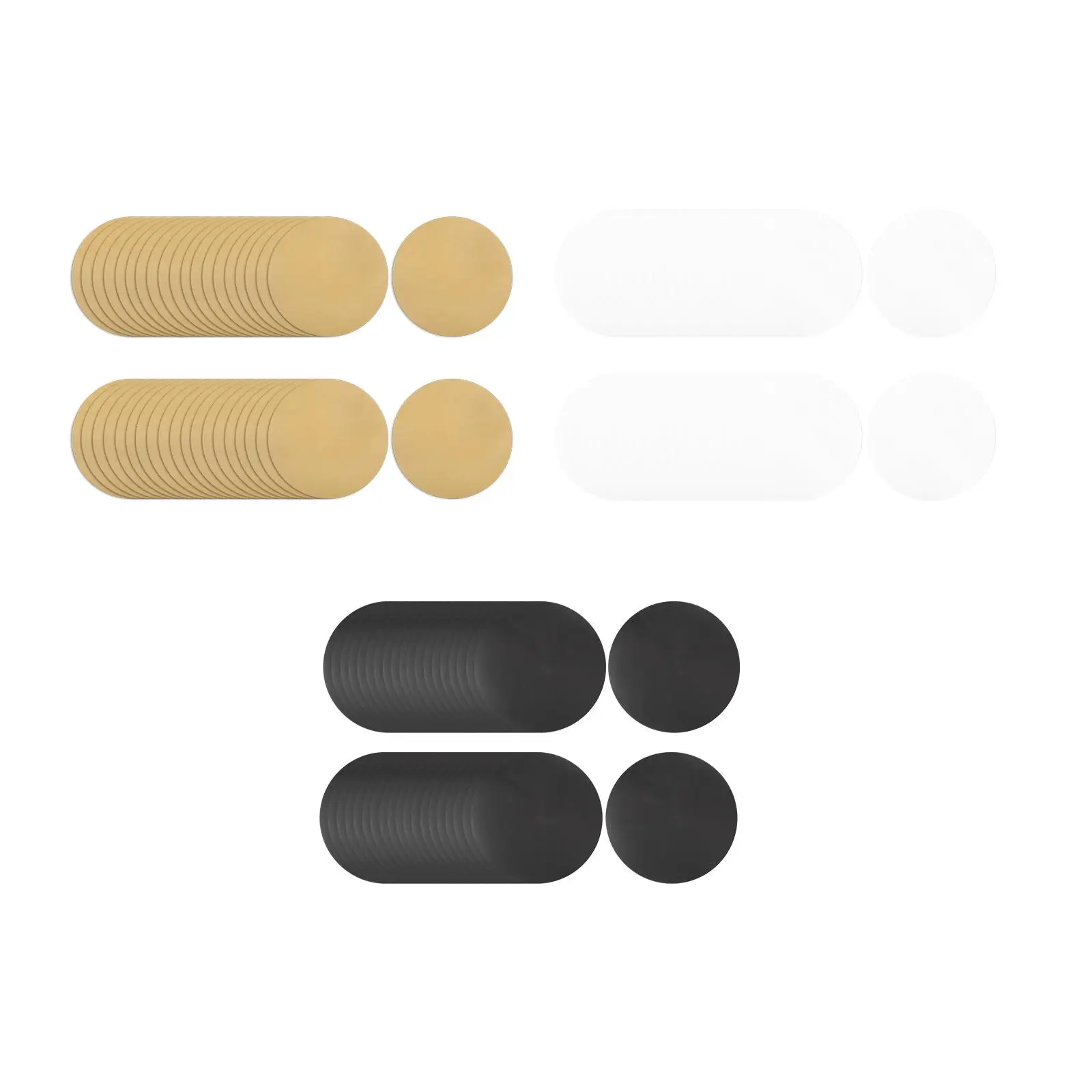 20 Pieces Round Kraft Paper Drawing Paper Paint Poster Creative Craft Paper