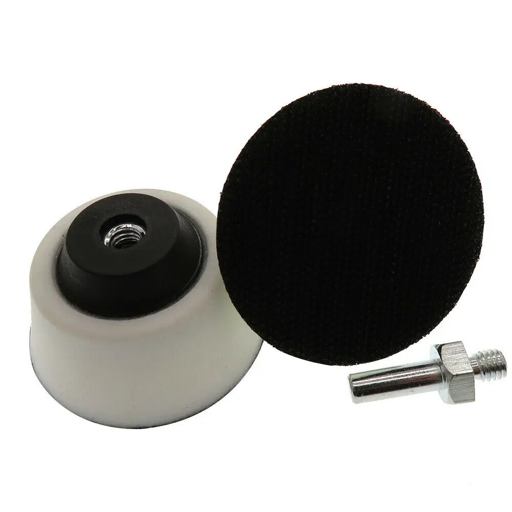 2นิ้ว50มม.Hook และ Loop Backing Pad แผ่น M6สำหรับแผ่นขัดเจาะไม้,โรตารี่เครื่องมืออุปกรณ์เสริม