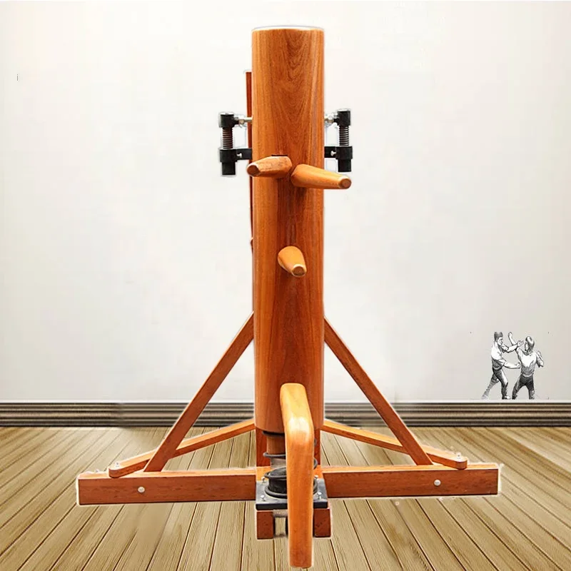 Maniquí de madera de Kungfu de teca premium o Merbau Wing Chun
