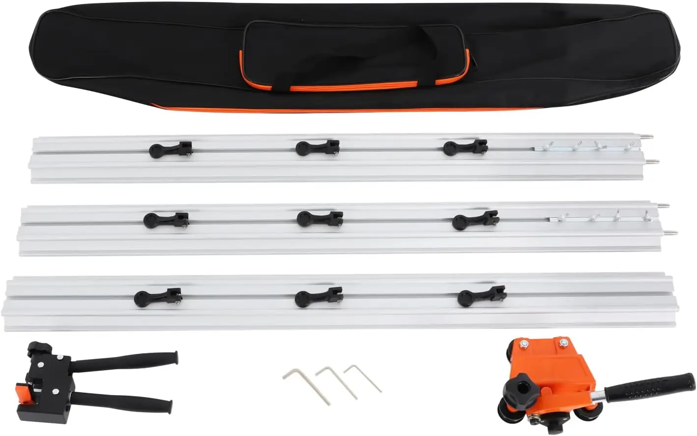 

106.3In Tile Cutter, Professional Manual Tile Cutter With Storage Bag For Tile Granite Slabs And Glass Tiles 0.24-0.47 Inches