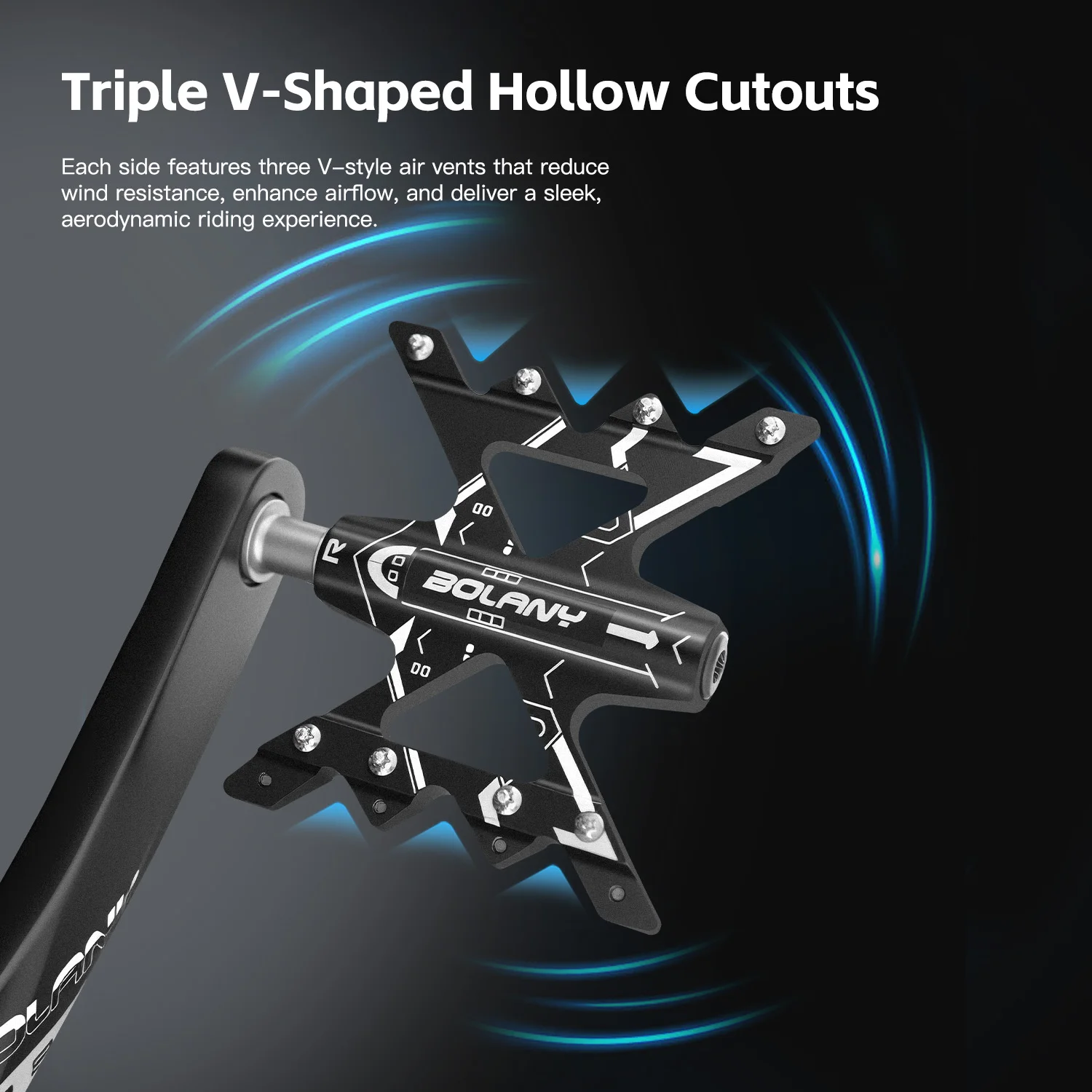 Велосипедные педали BOALNY, 3 подшипника, сверхлегкие алюминиевые 16-контактные герметичные подшипники, дорожные педали Mtb, нескользящая педаль, аксессуары для велосипеда