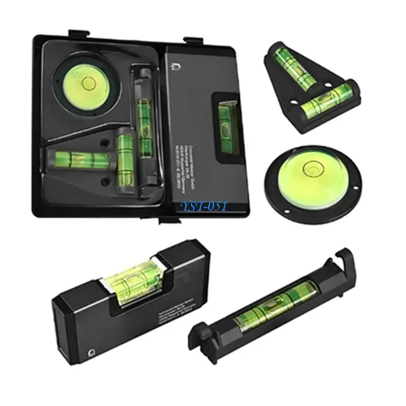 E15A Pocket Spirits Level Bubble Spirits Leveler With Magnet Base Horizontal Ruler