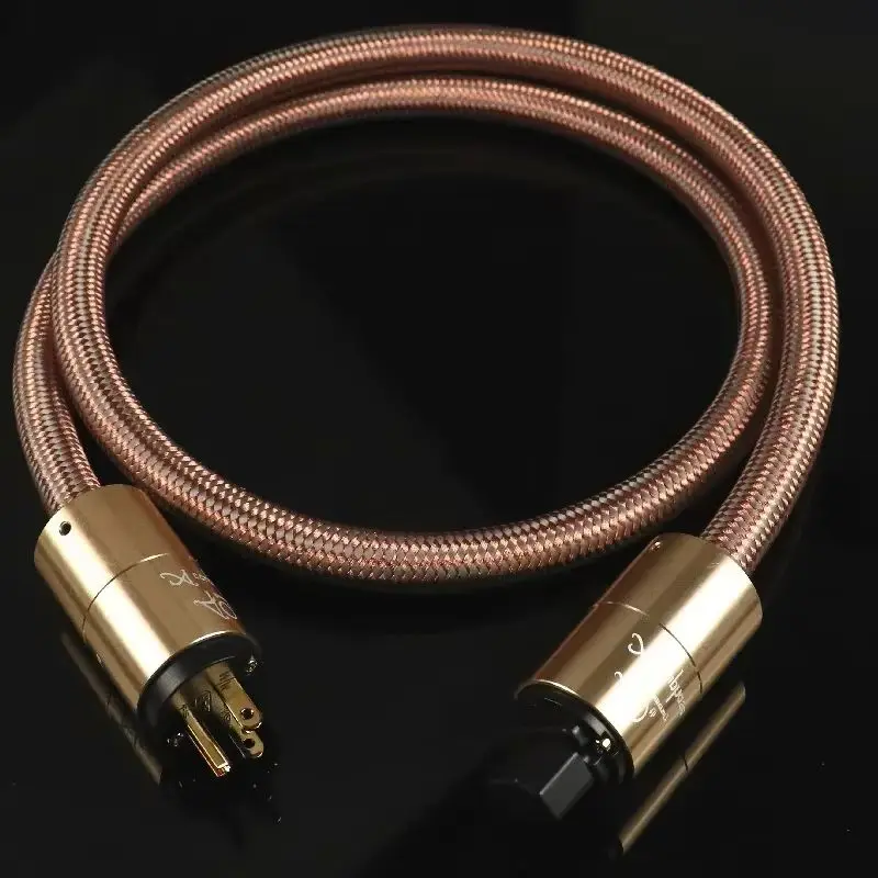 Accuphase 40th كابل الطاقة مرحبا نهاية الاتحاد الأوروبي Schuko سلك الطاقة CD مكبر للصوت أمبير الاتحاد الأوروبي نسخة كابل توصيل Hifi التيار المتناوب التيار الكهربائي الاتحاد الأوروبي Schuko خط الطاقة