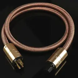 Accuphase-Câble d'alimentation Schuko en bout de bouteilles, amplificateur de CD, câble de prise Hifi AC, ligne électrique Schuko EU, version EU
