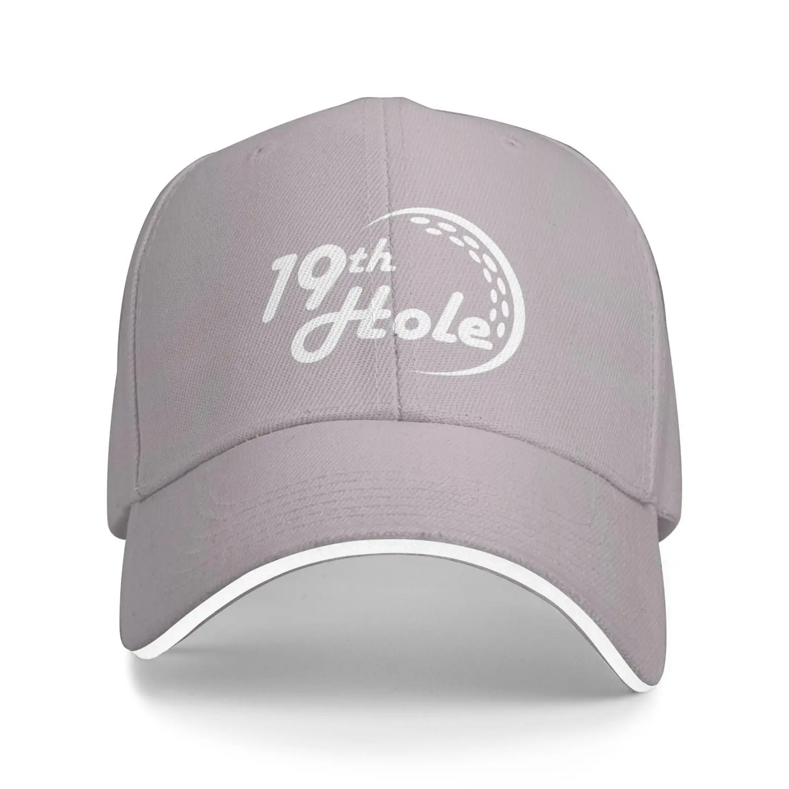 

19th Hole Hat Adjustable Funny Sandwich Baseball Cap Curved Visor Men Women Hats