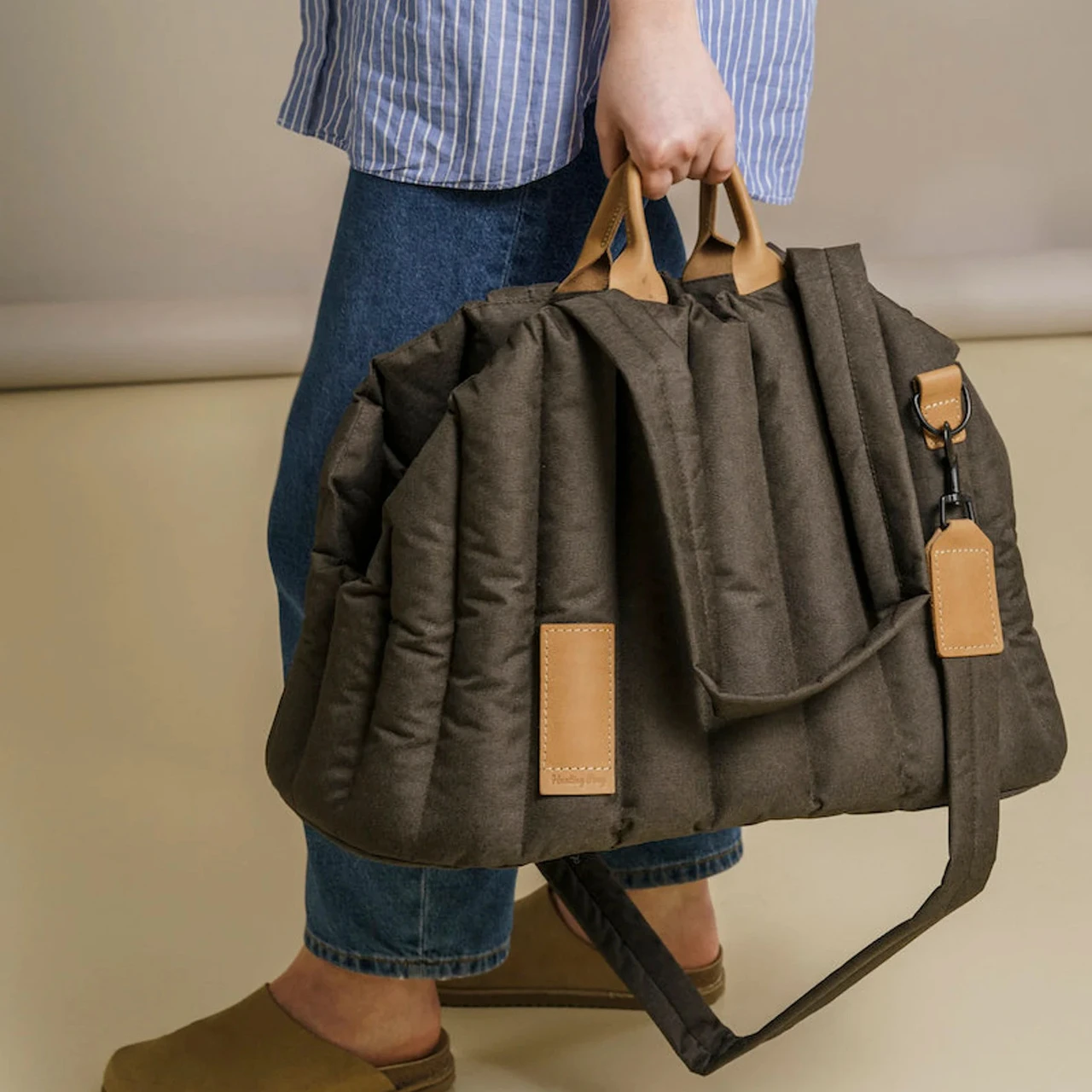 Multifunktionale tragbare Autositz Outdoor Canvas Handtasche Katze Hund aus