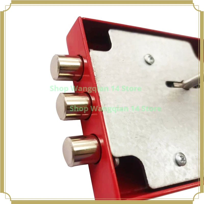 1pc New Blade Lock Fire Box Lock Mechanical Key Suitable for ATM Mechanical Key Vault Door Lock