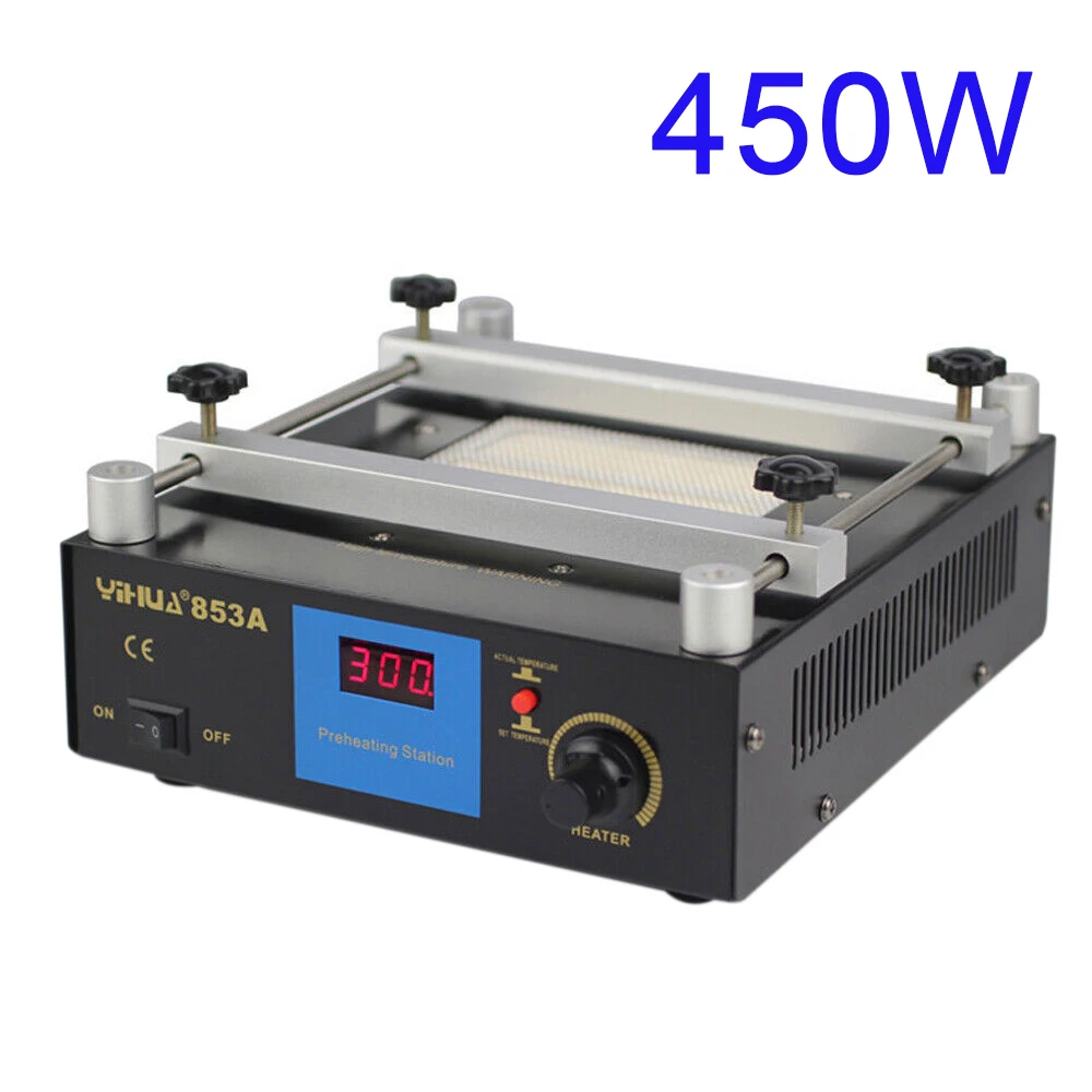 220 V Digital Preheating Table, Heating Plate Preheater Welding Table, Infrared Preheating Soldering Iron, Soldering Preheater