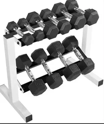 hot selling home weight lifting equipment dumbbell set cheap gym home body fitness  rubber coated dumbbell