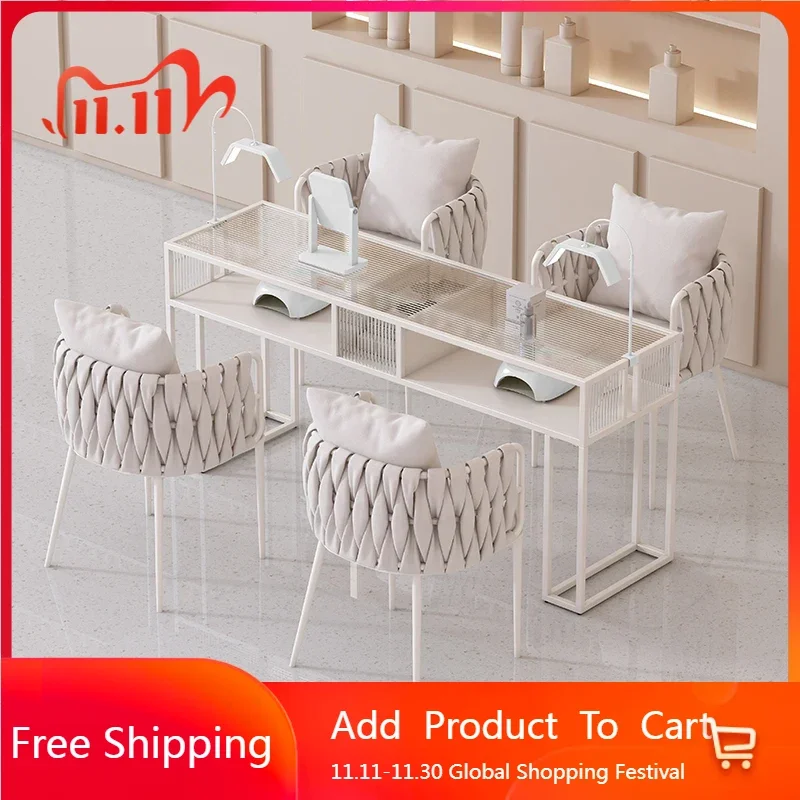 

Designer Support Nail Tables Gift Professional Creative Couple Nail Tables Relaxing Living Room Mesa De Manicure Home Furniture