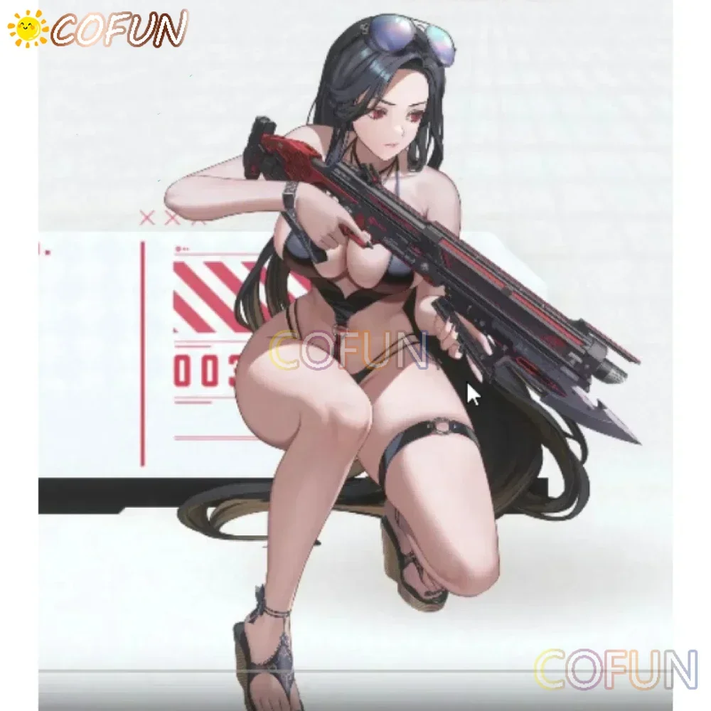 RealCos Goddess Of Victory: Nikke Maiden Patent Leather Swimsuit Cosplay Costume Cos Game Anime Party Uniform Hallowen Play Role