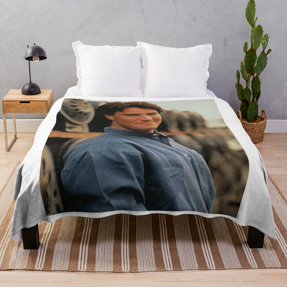 Matthew Perry Throw Blanket Bed Vintage Baby Thermal Blankets