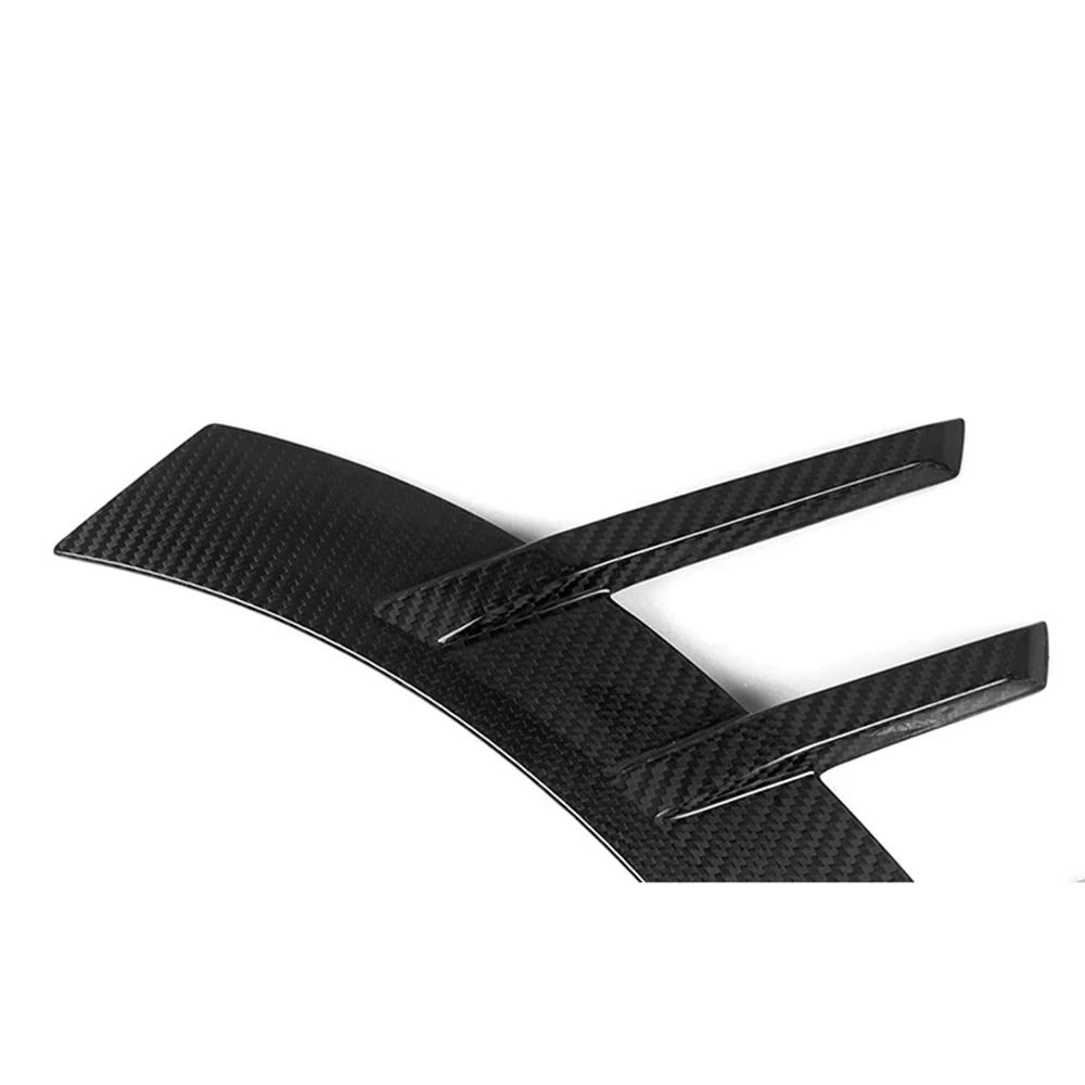 Dry Carbon Front Bumper Wheel Eyebrow Anards Splitters Decorative FOR BMW 2 Series M2 G87 2 Door 2023+ FRP Car Bumper Fins Trims