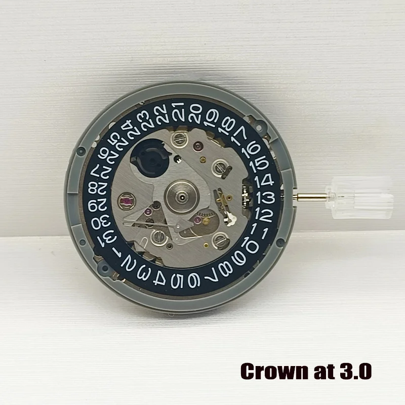 NH35 NH35A Movement Crown At 3.0 or 3.8 NH35A With Black Date Automatic Mechanical Watch Dial Mods Repair Watchmaker Parts