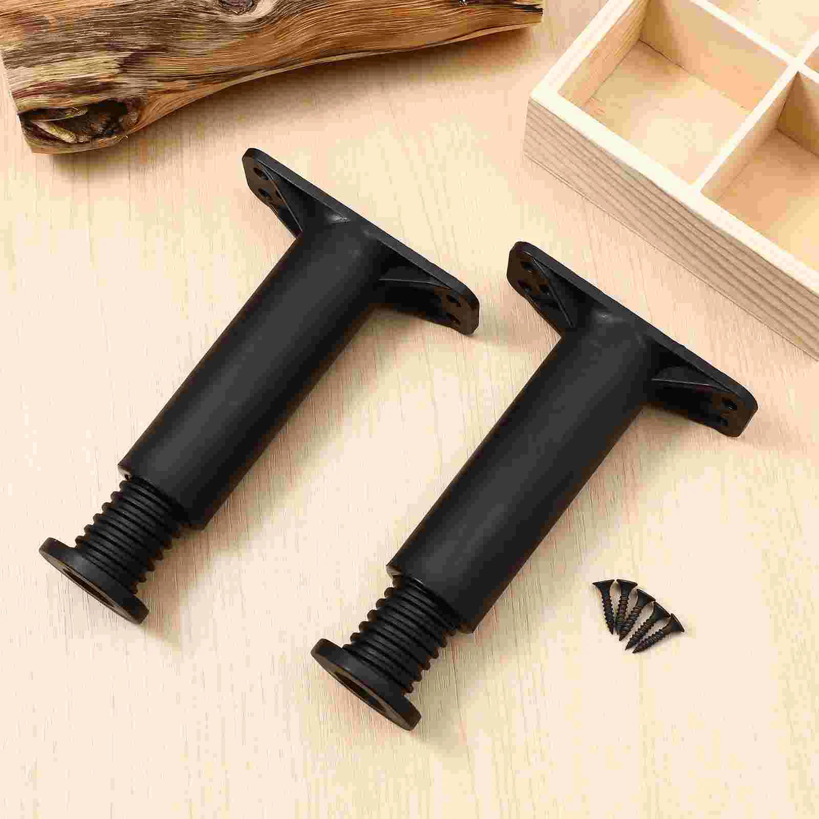2 Pcs Bed Support Frame Legs for Adjustable Base Replacement Twin Size Component Furniture Reinforcement Kit