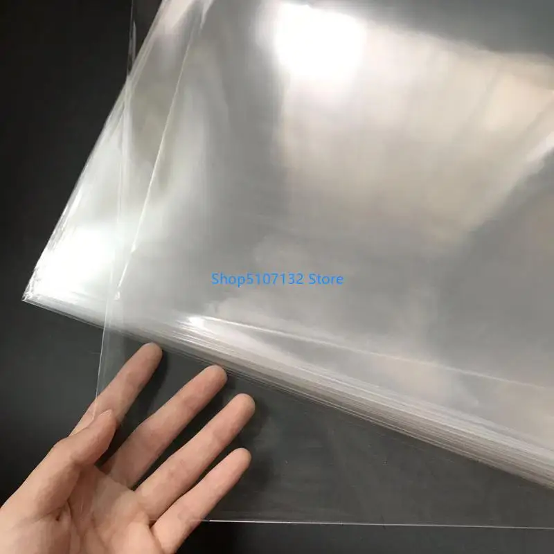 87HD 50Pcs Anti-static Container DVD Disc Protective Plastic Bags Blu-ray