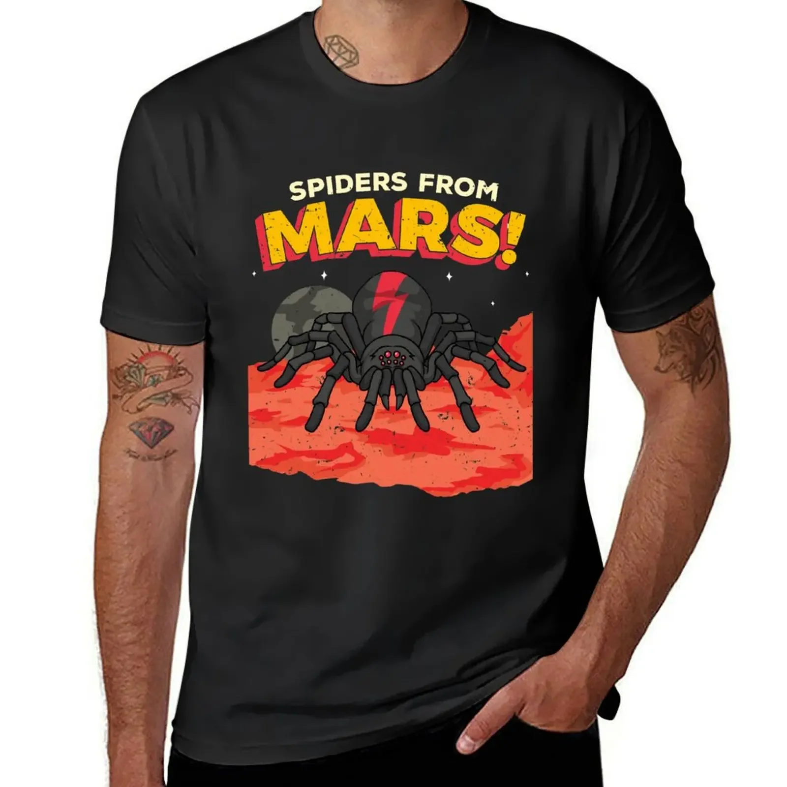 Spiders From Mars! T-Shirt vintage blacks plain black t shirts men