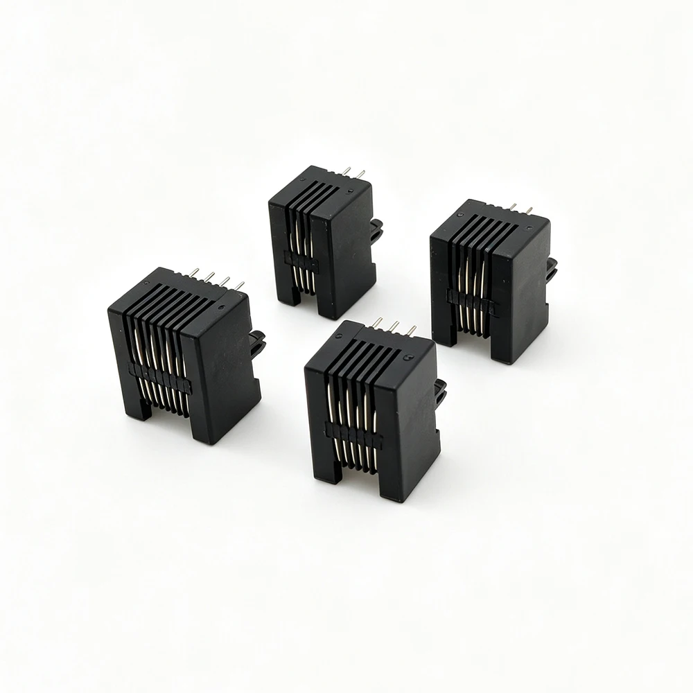 10PCS RJ11 Connector Modular Jack 4P4C 6P4C 6P6C 8P8C Socket Pcb DIP