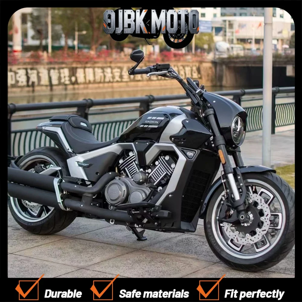 【Perfect fit】GAOKIN THOR1000 aftermarket parts: headlight cover, windshield, and headlight housing.
