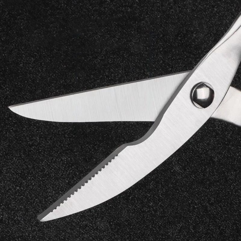 Stainless steel scissors Kitchen special multifunctional cutting food scissors Powerful sharp scissors for chicken bone barbecue