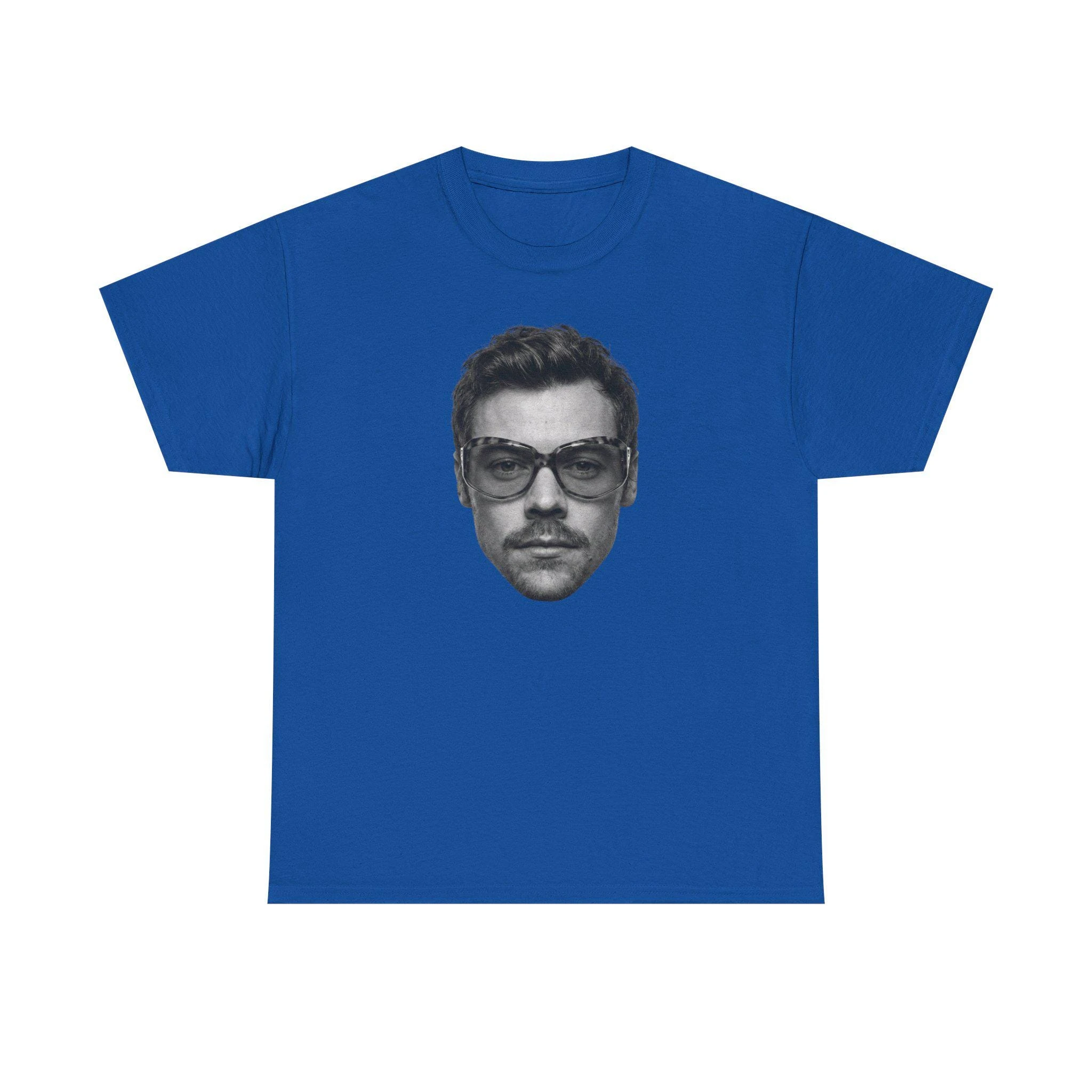 Harry Styles Brillen-T-Shirt, Vintage-Porträt-T-Shirt, 90er-Jahre Oversized-Grafik-Shirt, Pop-Musik-Konzert-Merch, Fangeschenk – Detail 3