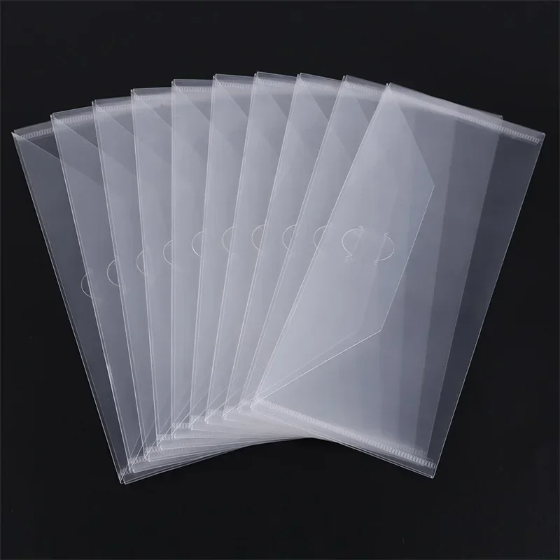 10 Stück/Lot Kunststoffplatten für Stempel und Slimline-Stanzformen, Aufbewahrungstaschen, Aufbewahrungsblätter für Bastler, zum Sammeln von Stempeln, Stanzformen