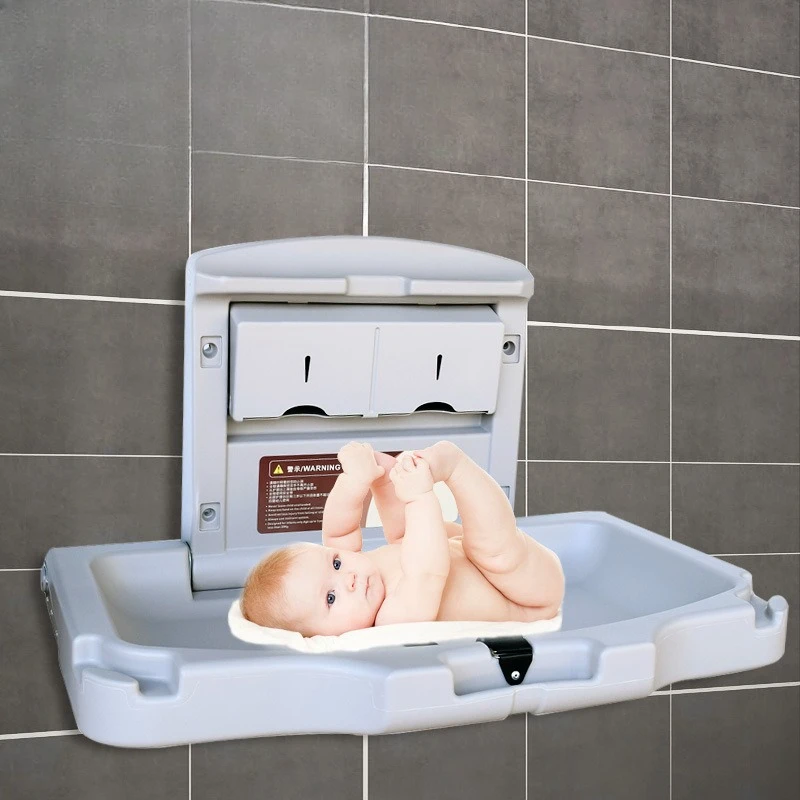 Foldable baby care table Mother and baby room Diaper changing table Baby special care Finishing Seat