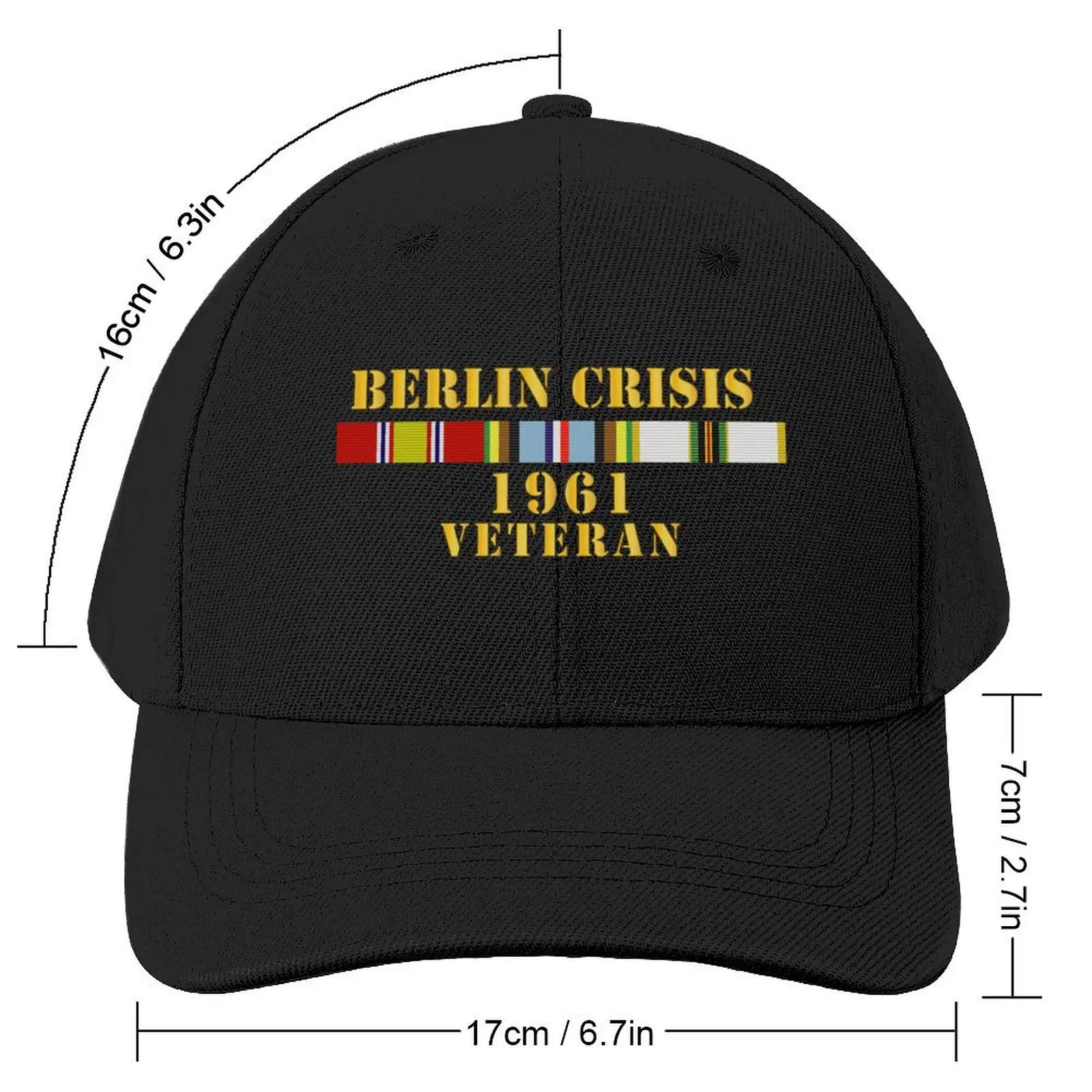 Army - Berlin Crisis 1961 Veteran w EXP - COLD SVC Baseball Cap New Hat cute Gentleman Hat Hats For Men Women's